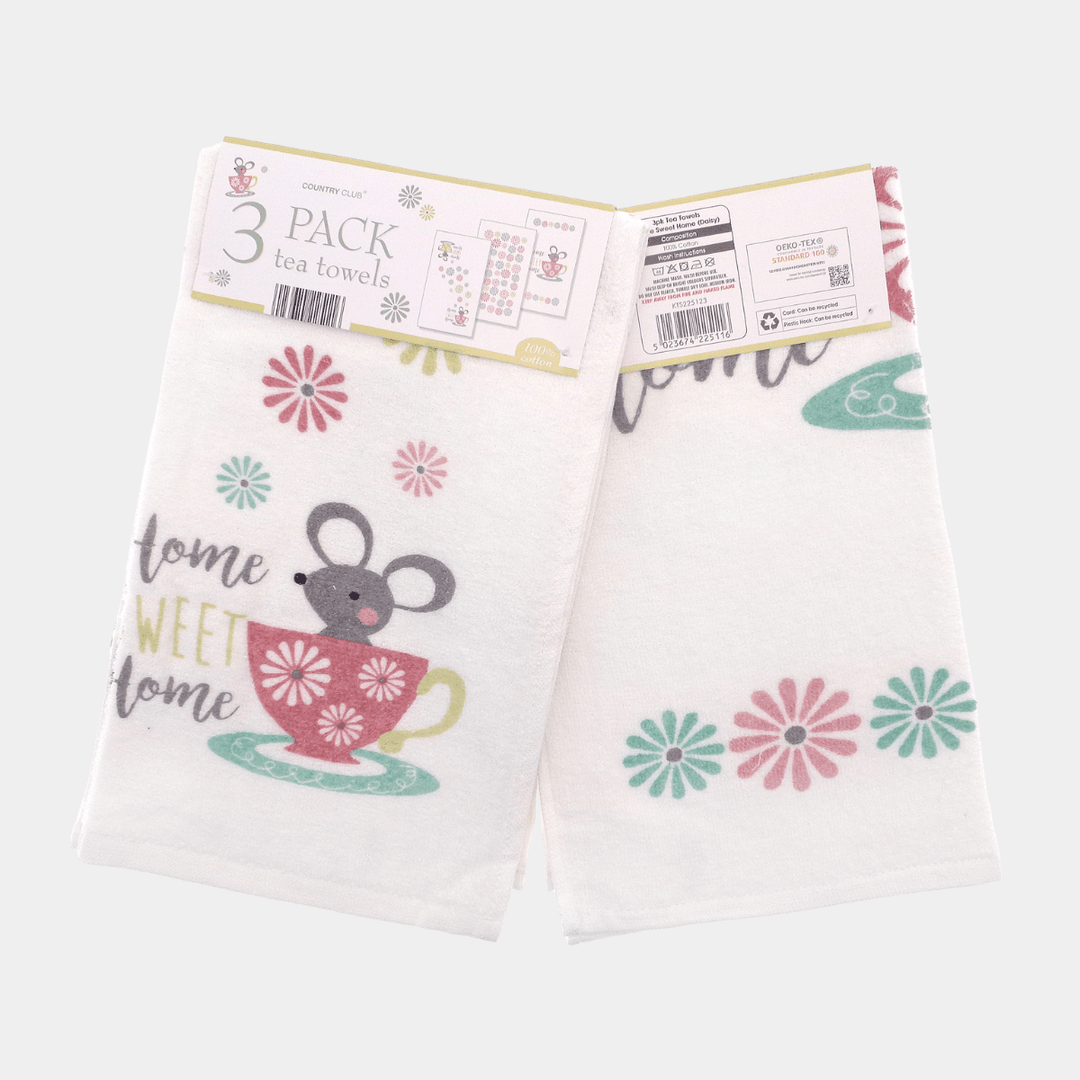 2pk Home Sweet Home Kitchen Towels from You Know Who's