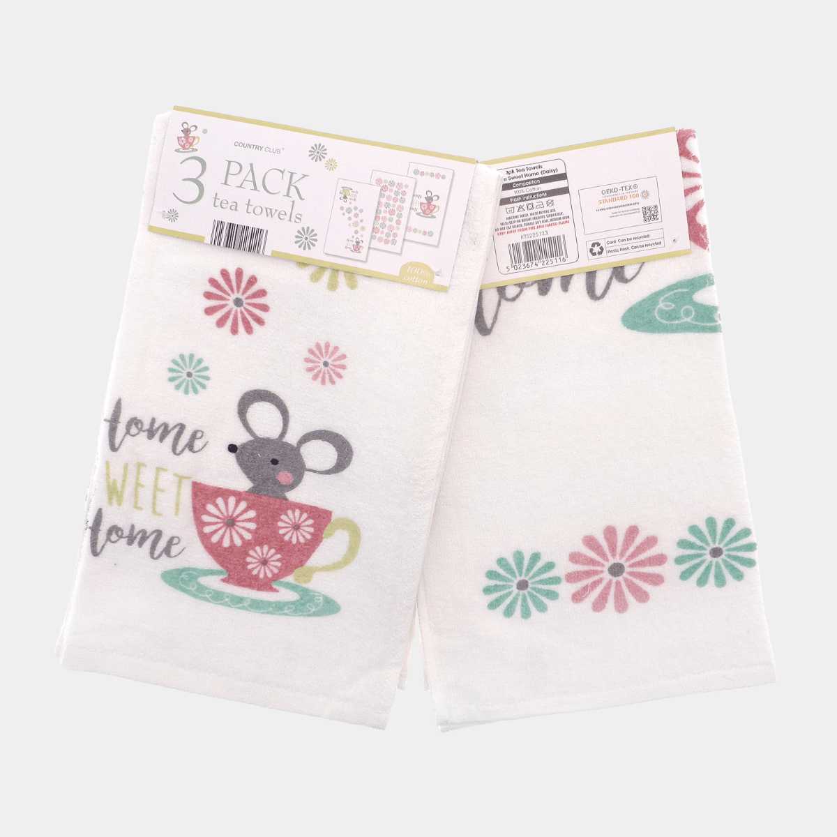 2pk Home Sweet Home Kitchen Towels from You Know Who's