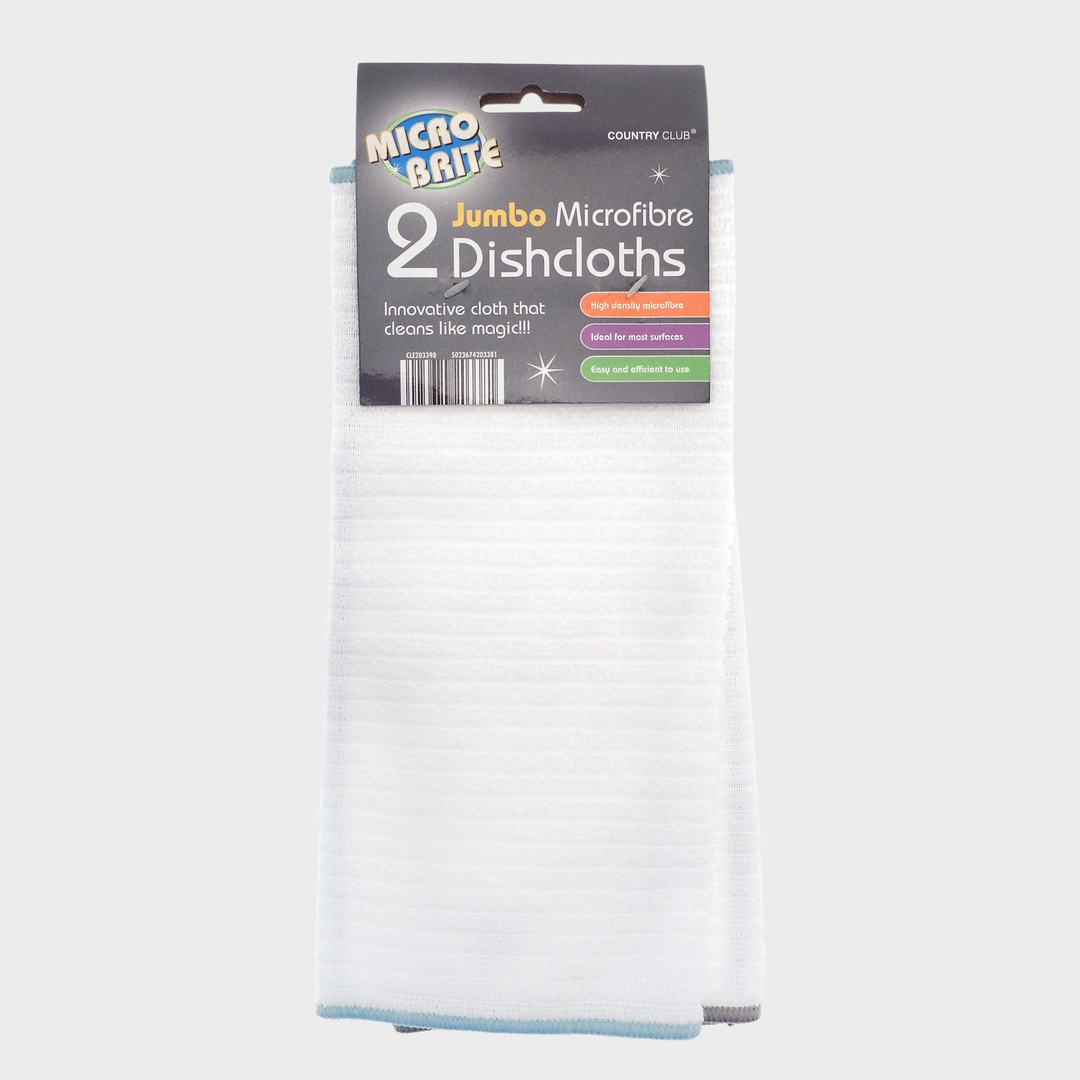 2Pk Jumbo Microfibre Dishcloths from You Know Who's