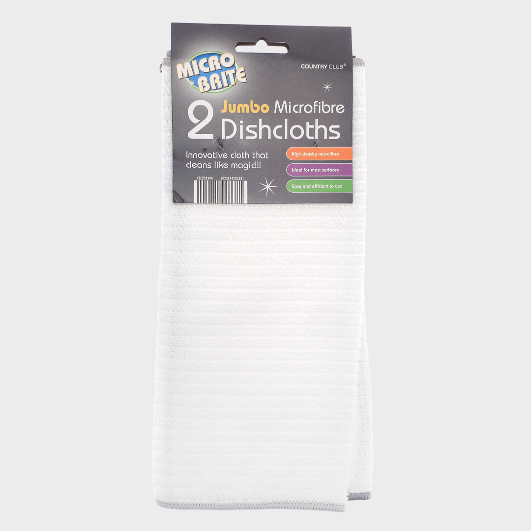 2Pk Jumbo Microfibre Dishcloths from You Know Who's