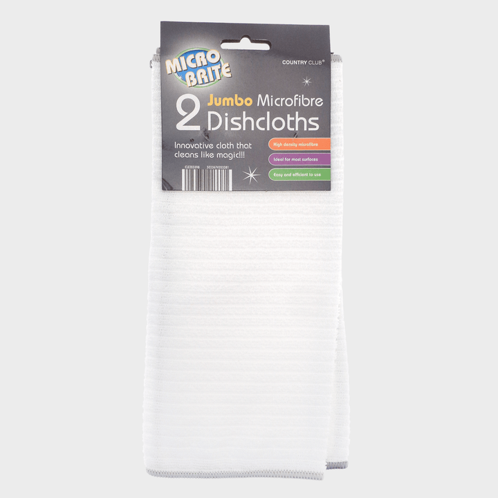 2Pk Jumbo Microfibre Dishcloths from You Know Who's