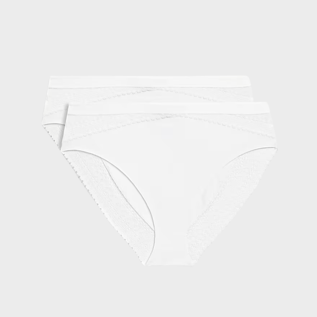 2pk No VPL Body High Leg Brief from You Know Who's