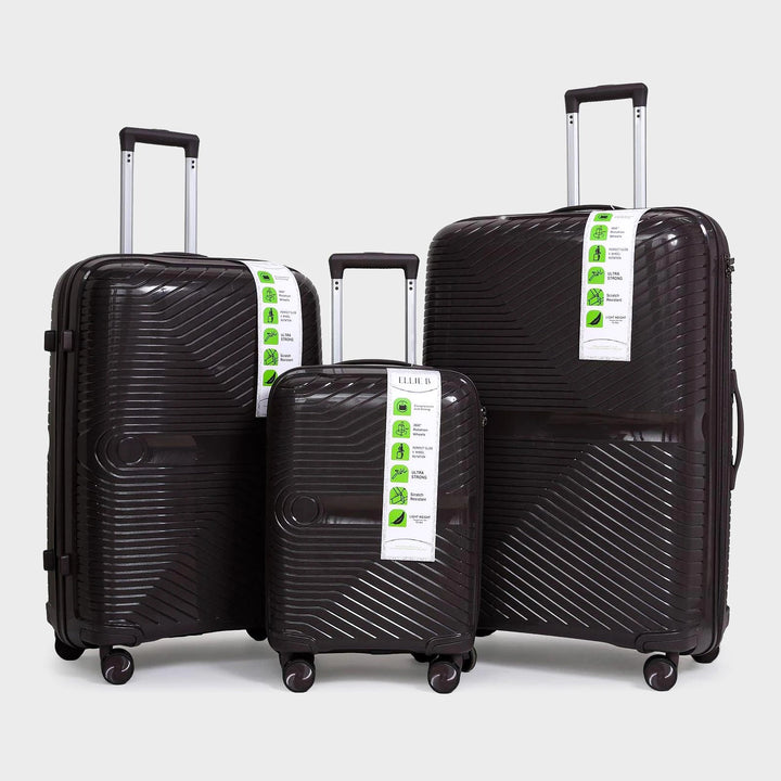 3 Piece Hard Shell Luggage Suitcase Set from You Know Who's