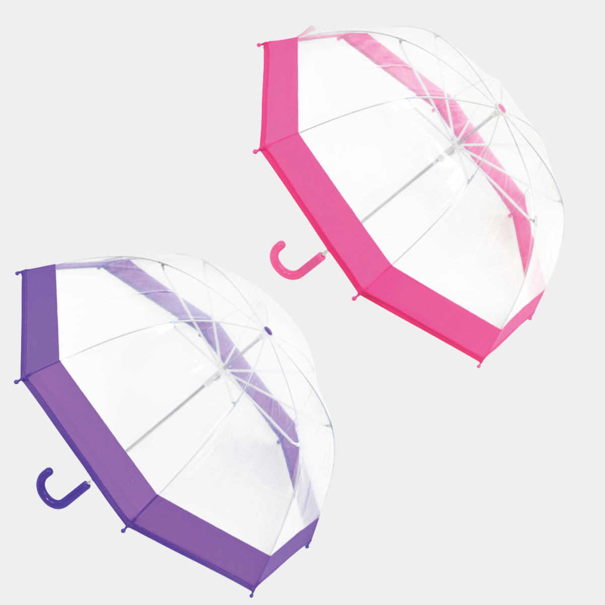 Kids Coloured Edge Umbrella