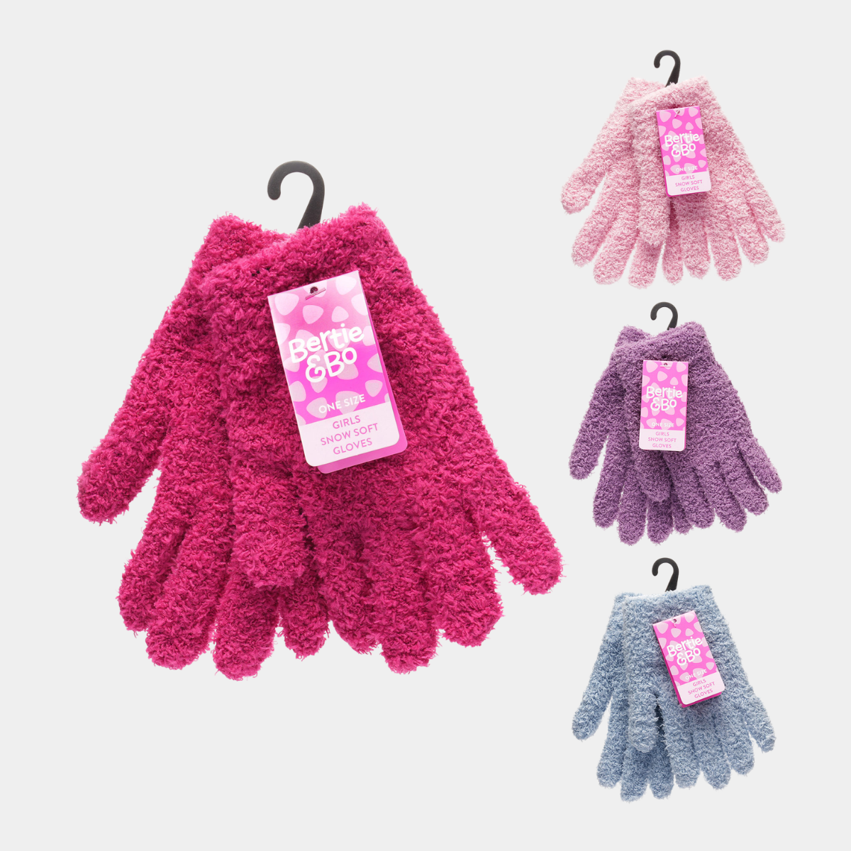 Girls Thermal Snow Soft Magic Gloves