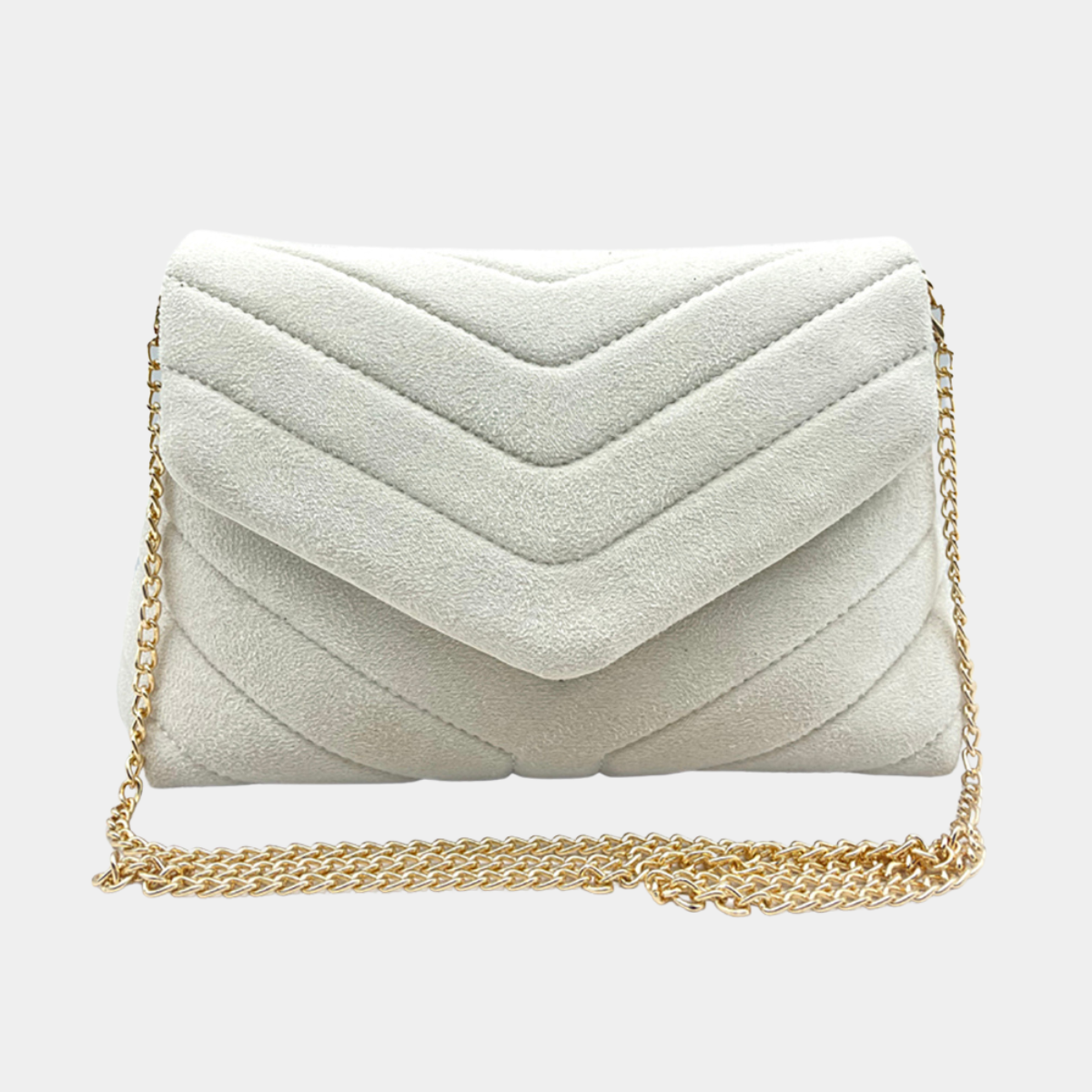 Quilted Velvet Clutch