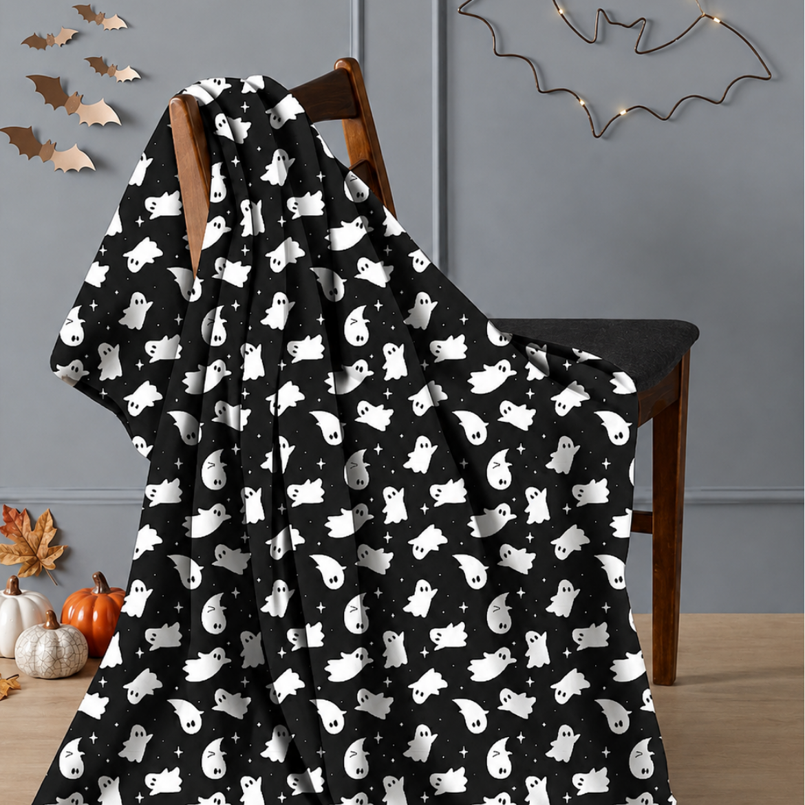 Ghost Design Halloween Throw 120x150cm