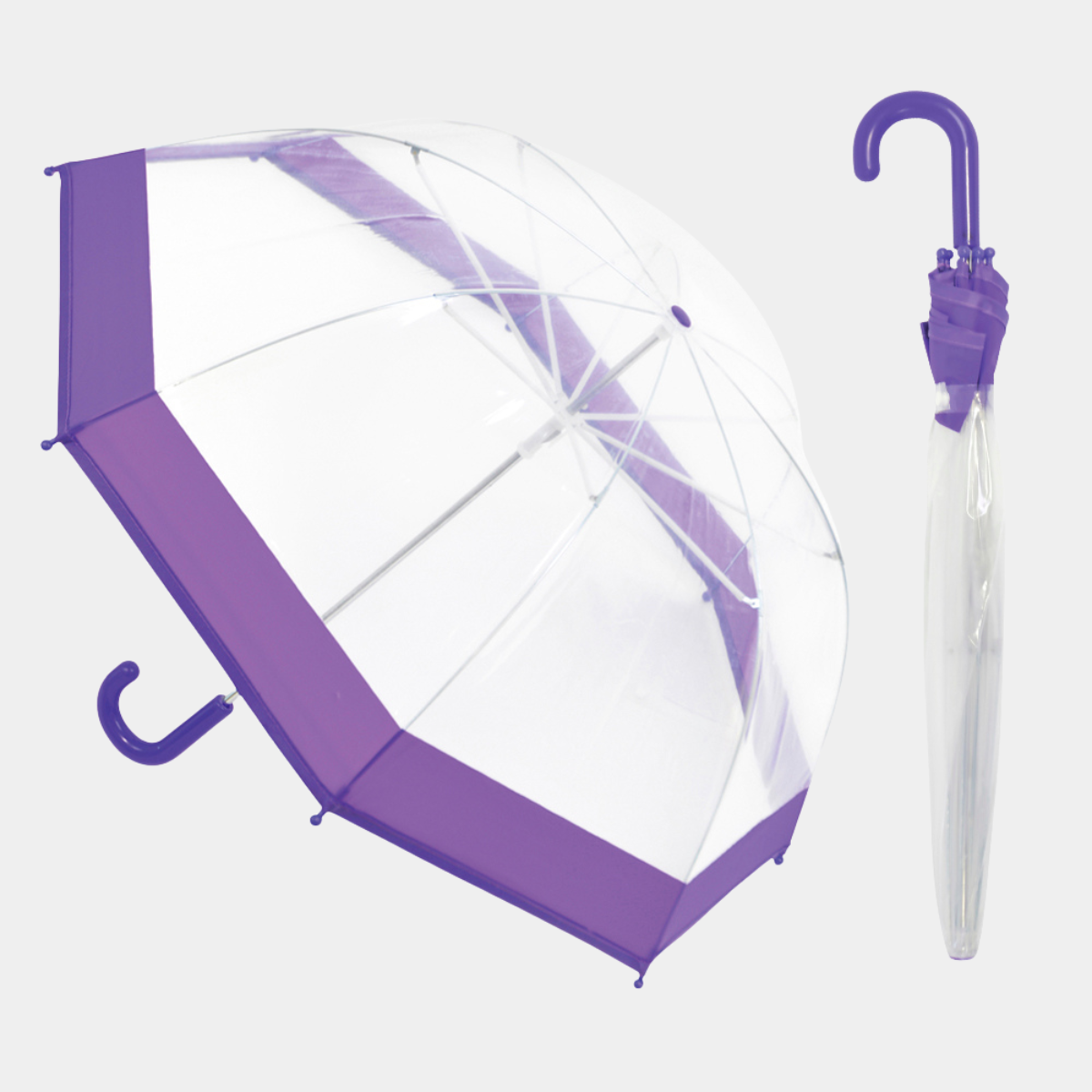 Kids Coloured Edge Umbrella