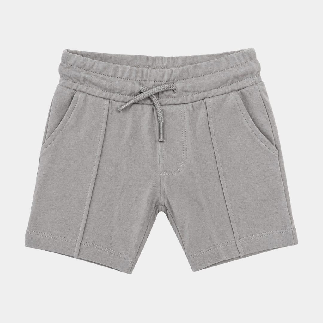 Kids Stone Pleated Jersey Shorts