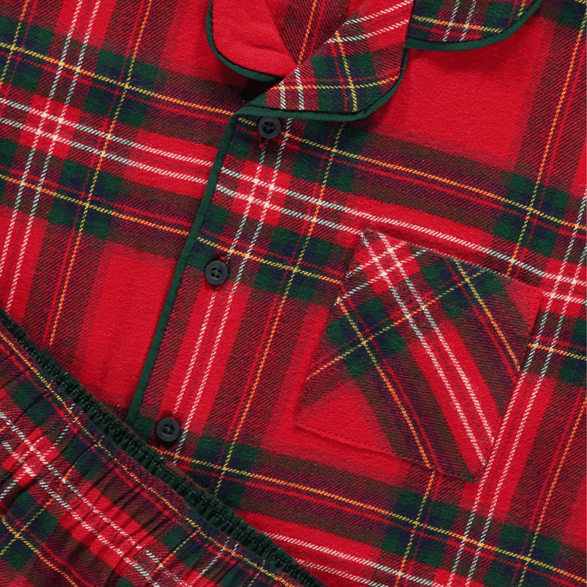 Kids Red Tartan Pyjama Set from You Know Who's