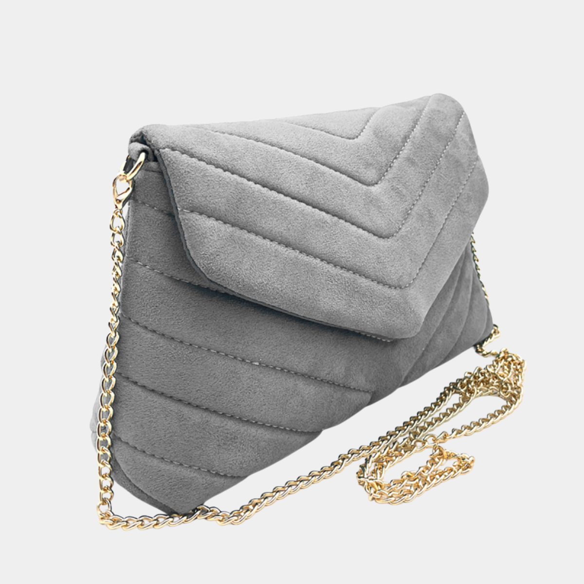 Quilted Velvet Clutch
