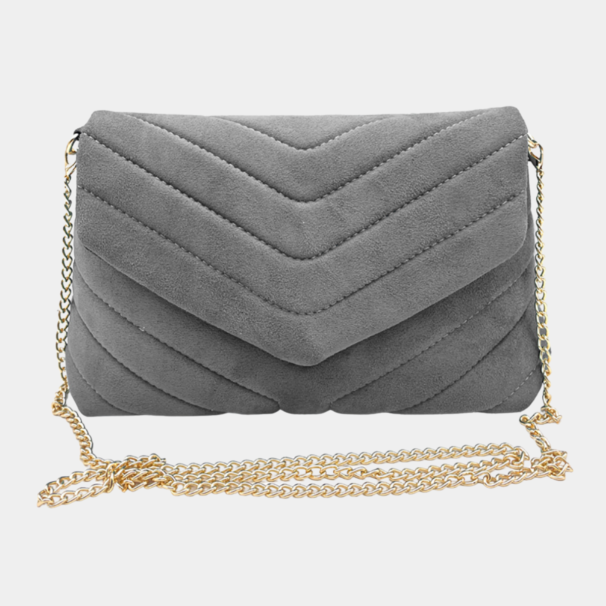 Quilted Velvet Clutch