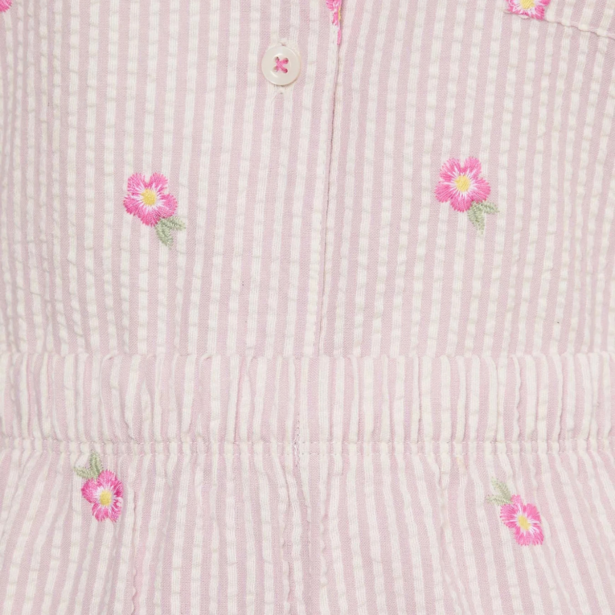 Ladies Floral Stripe Pj