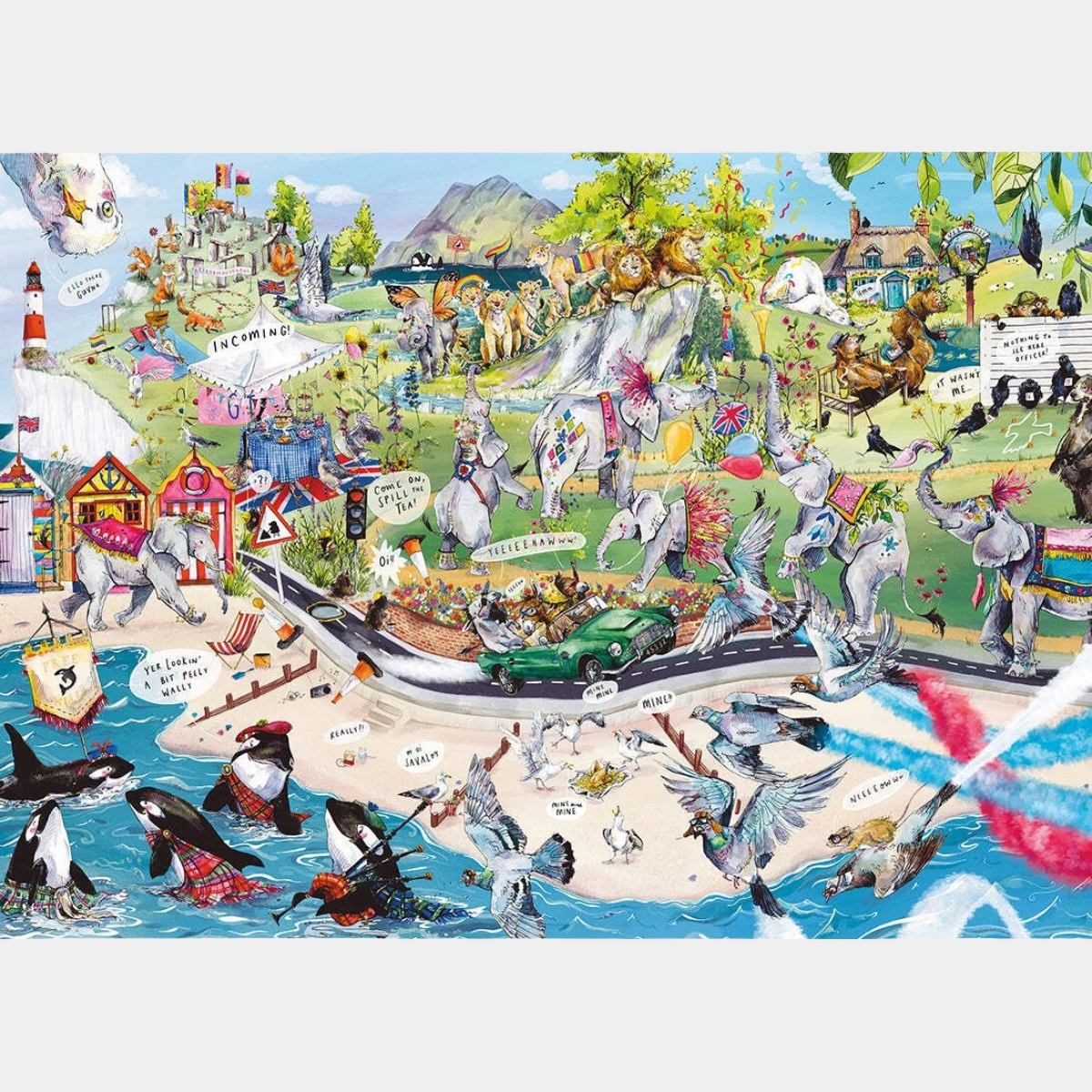 1000PC Herd Of Hilarit Gibsons Jigsaw from You Know Who's
