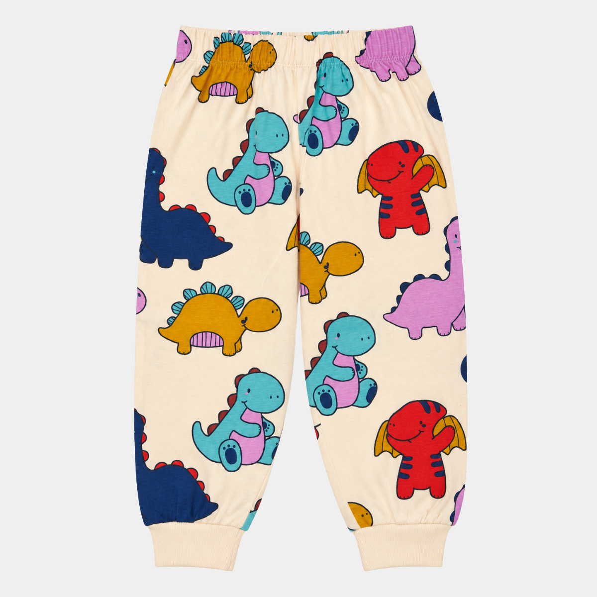 Boys Multi Dino Cuff Joggers