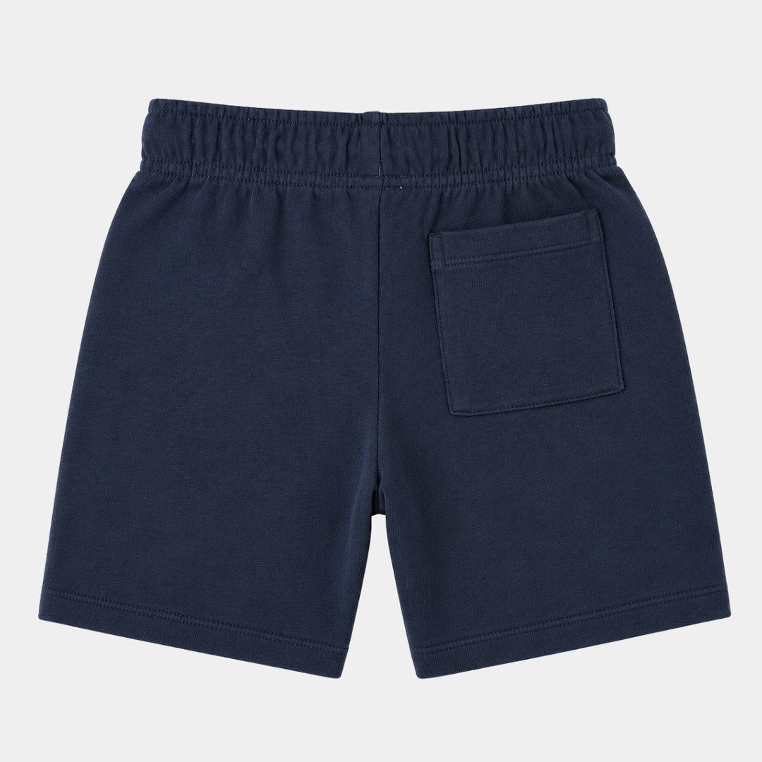 Navy Football Printed Jersey Shorts