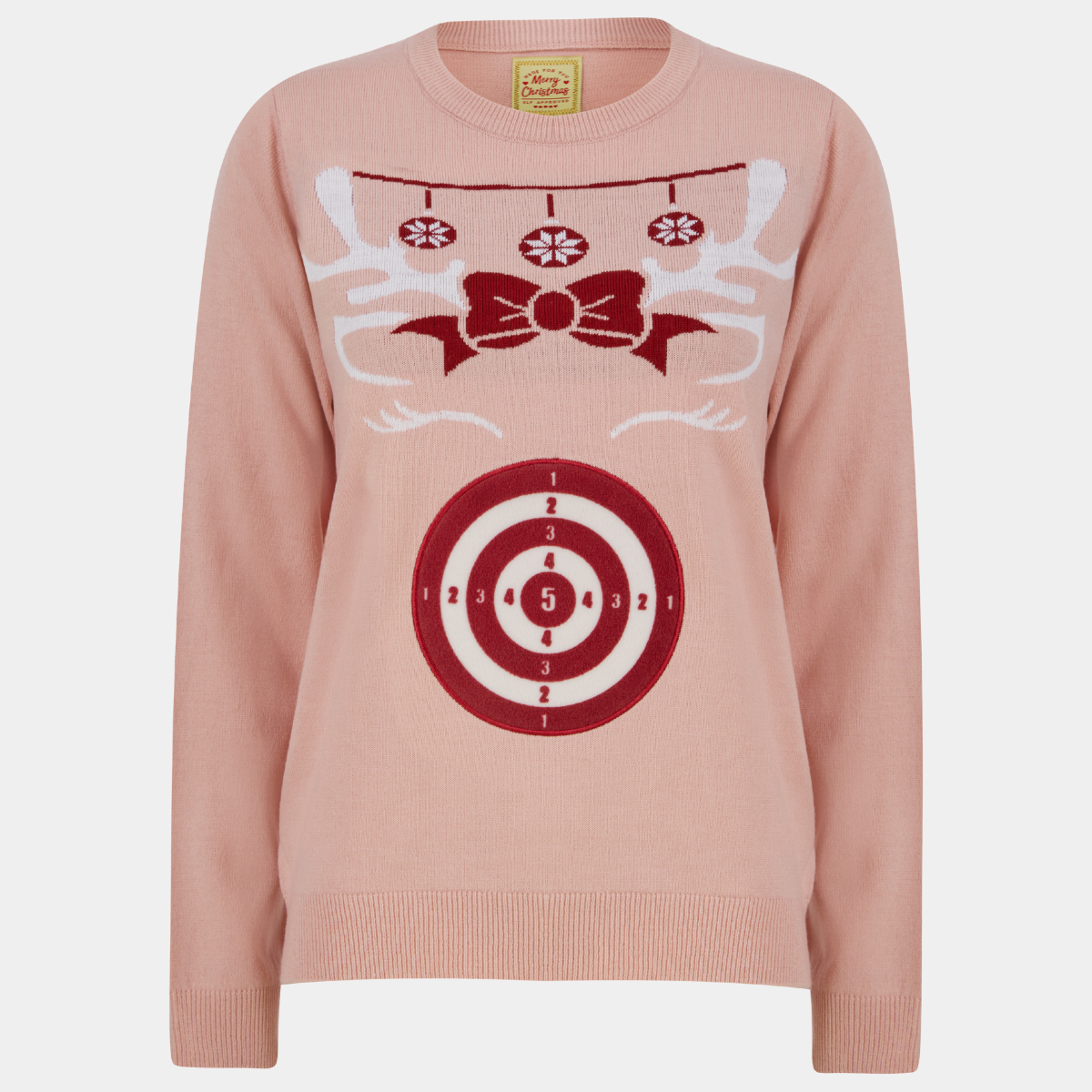 Ladies Xmas Target Jumper