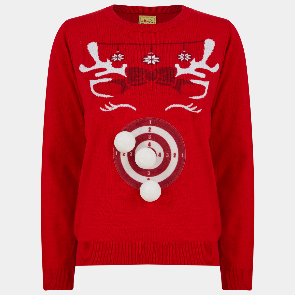 Ladies Xmas Target Jumper