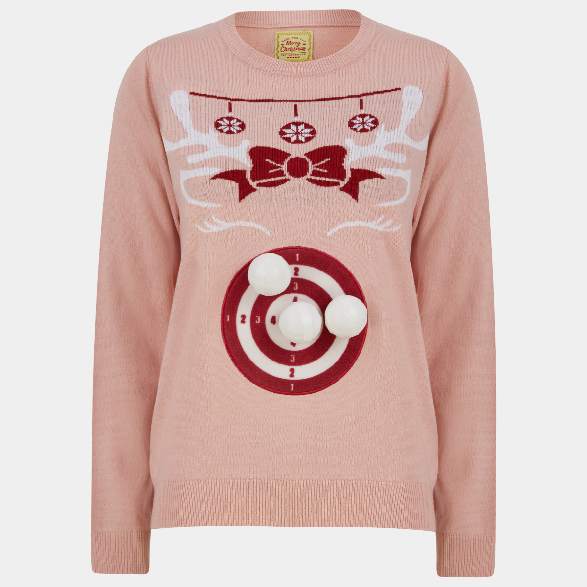 Ladies Xmas Target Jumper