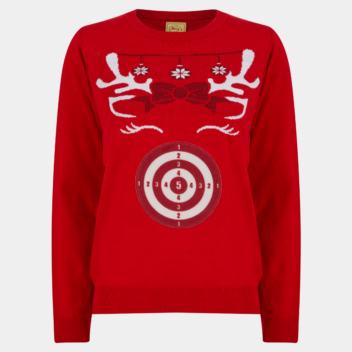 Ladies Xmas Target Jumper