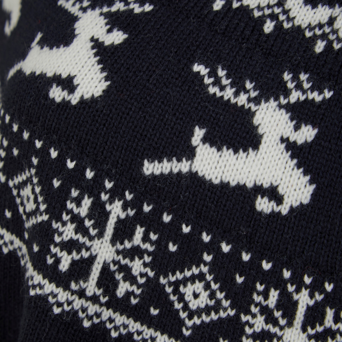 Ladies Reindeer Round Poncho