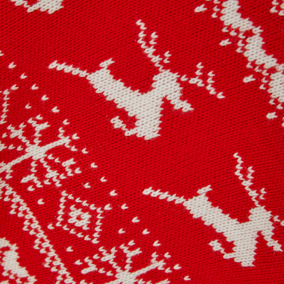 Ladies Reindeer Pointed Poncho