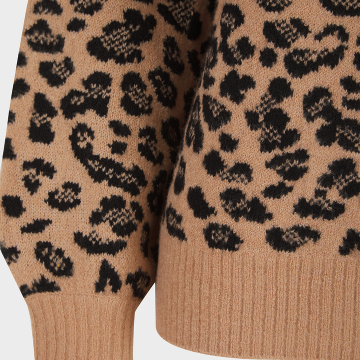 Ladies Leopard Jumper