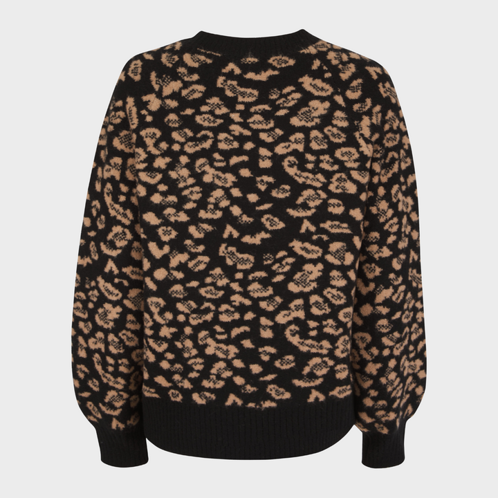 Ladies Leopard Jumper
