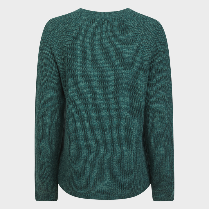 Ladies Teal Raglan Jumper