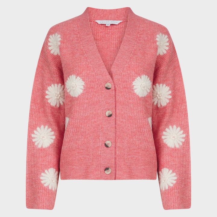 Ladies Embroidred Flower Cardigan