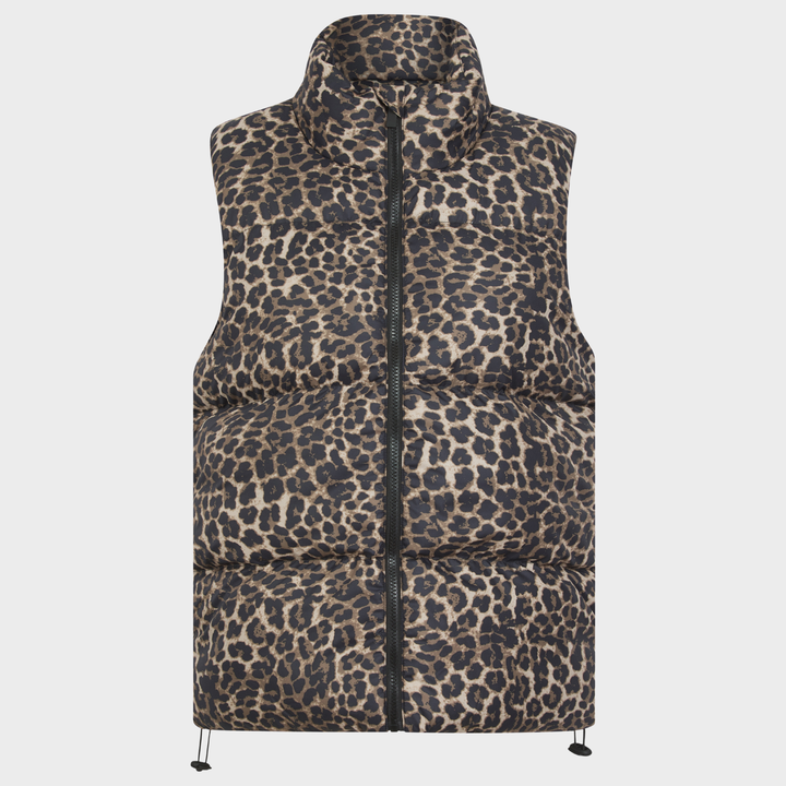 Ladies Saint & Sinners Leopard Gilet