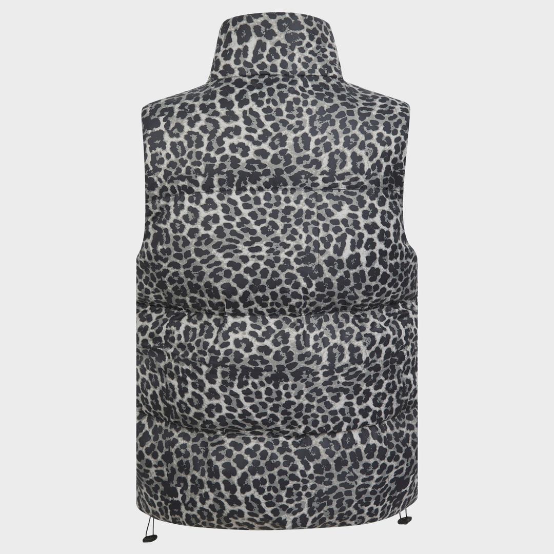 Ladies Saint & Sinners Leopard Gilet