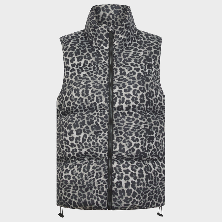 Ladies Saint & Sinners Leopard Gilet