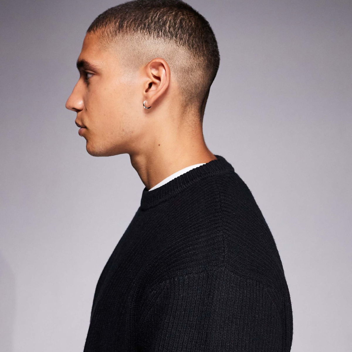 Mens RI Crew Neck Knitted Jumper