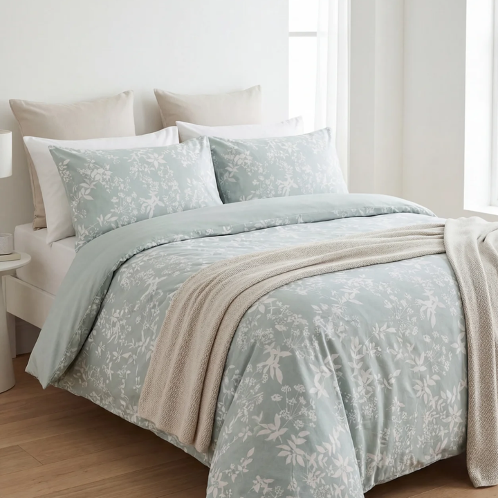 2pk Duck Egg Duvet Set
