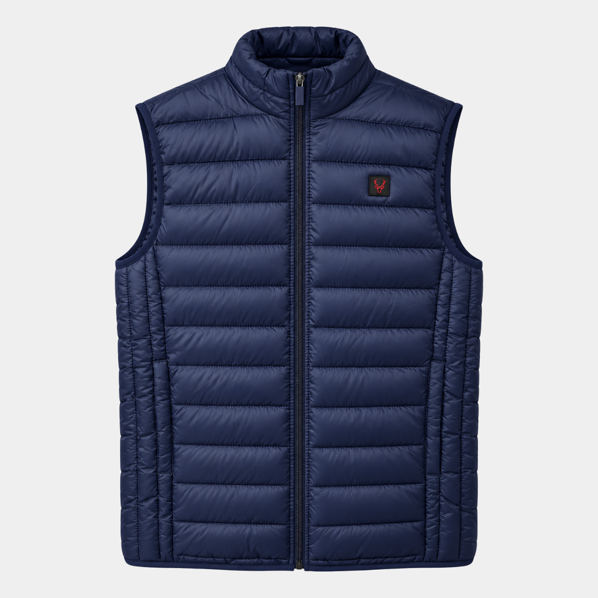 Mens Zip Pocket Contrast Gilet
