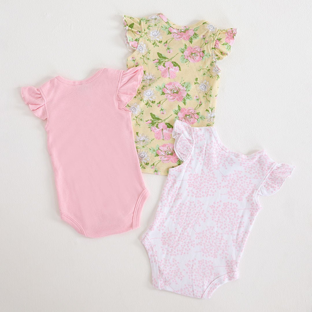 3pc Laura Ashley Floral Baby Bodysuits from You Know Who's