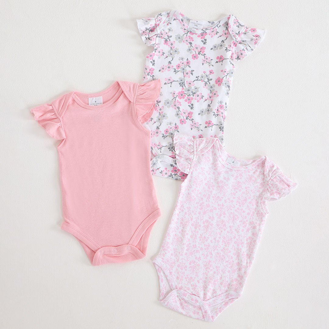 3pc Laura Ashley Floral Baby Bodysuits from You Know Who's