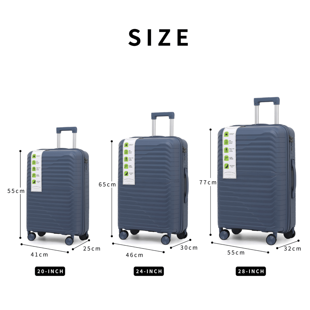 3pc Suitcase Set - Free DPD Delivery from You Know Who's