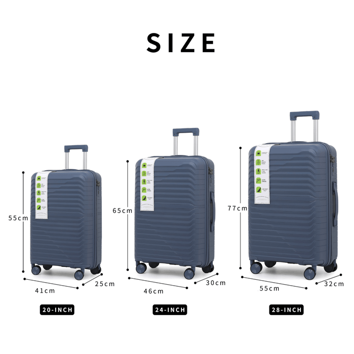 3pc Suitcase Set - Free DPD Delivery from You Know Who's