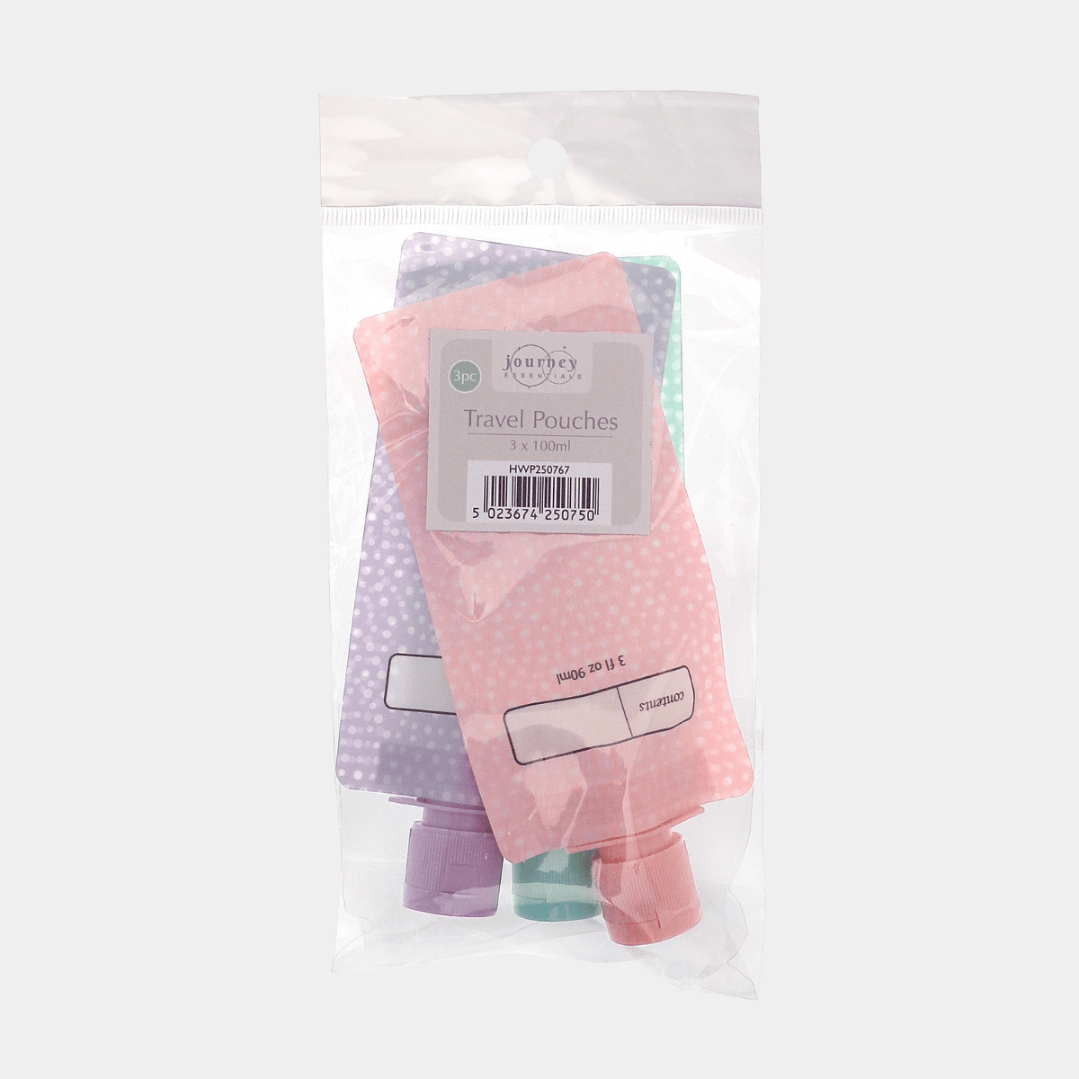 3pce 100ml Travel Pouches Set from You Know Who's