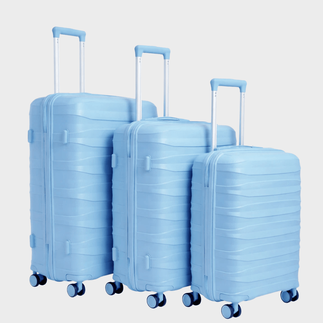 3pce Blue Suitcase Set from You Know Who's