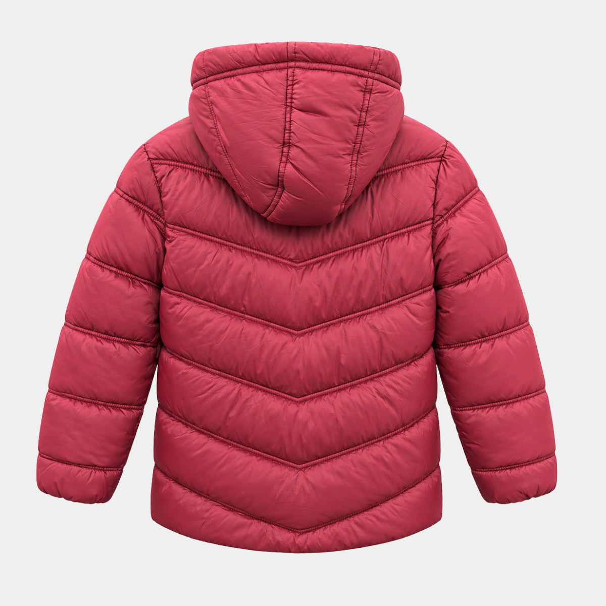 Cosy Fleece Lined Chevron Puffer Jacket