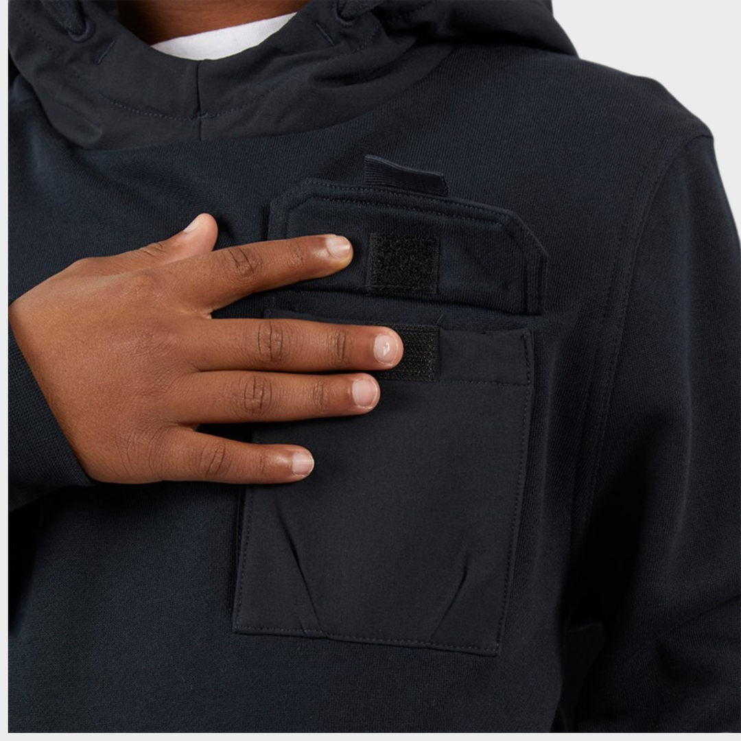 Kids Dark Navy Lyle and Scott Pocket Hoodie