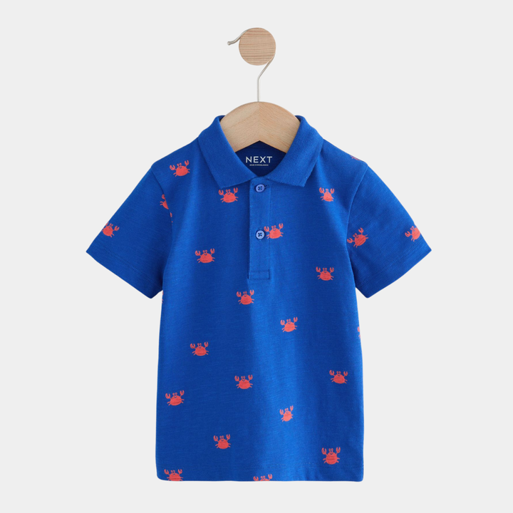 Boys Crab Button Polo