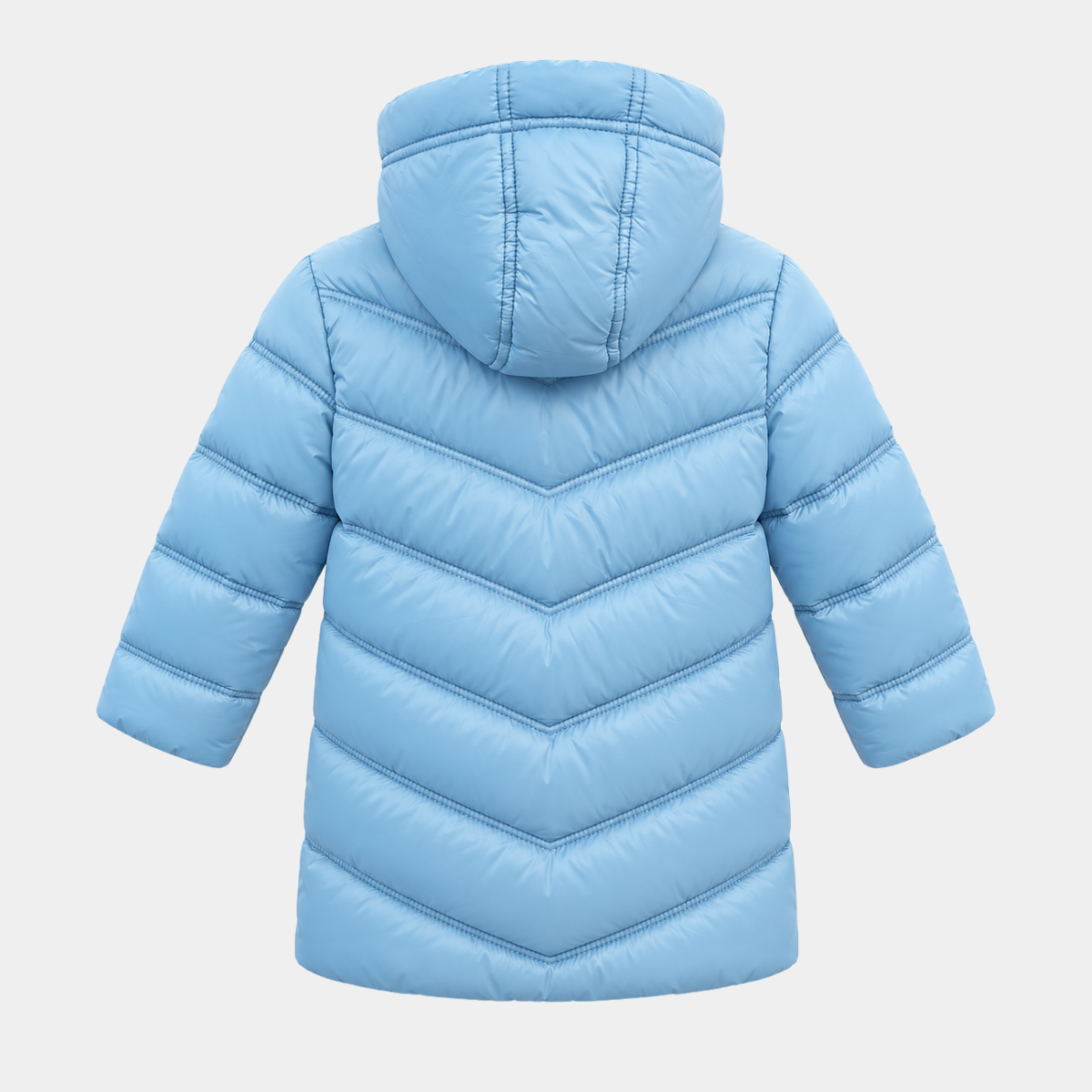 Childrens Fleece Lined Chevron Puffer Jacket