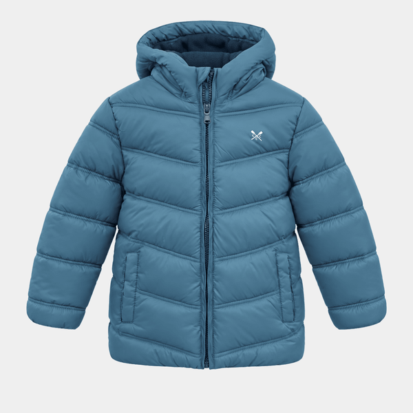 Childrens Fleece Lined Chevron Puffer Jacket from You Know Who's