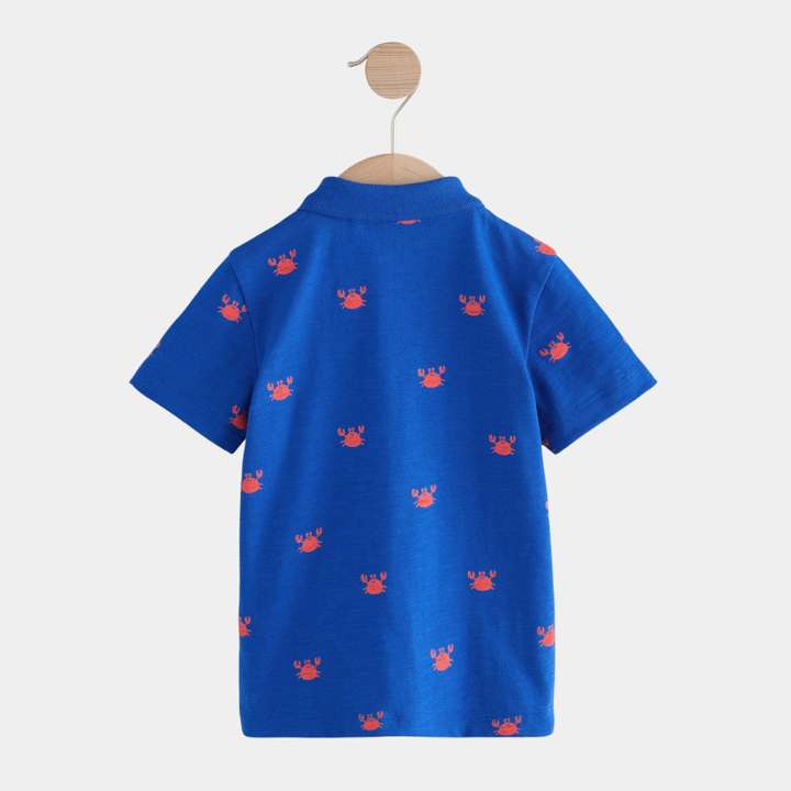 Boys Crab Button Polo