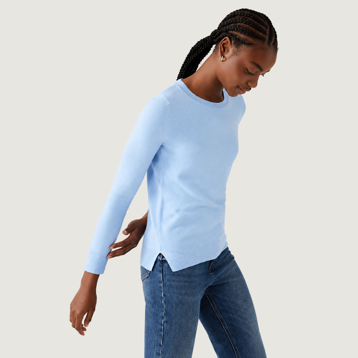 Ladies Super Soft Crew Neck Jumper