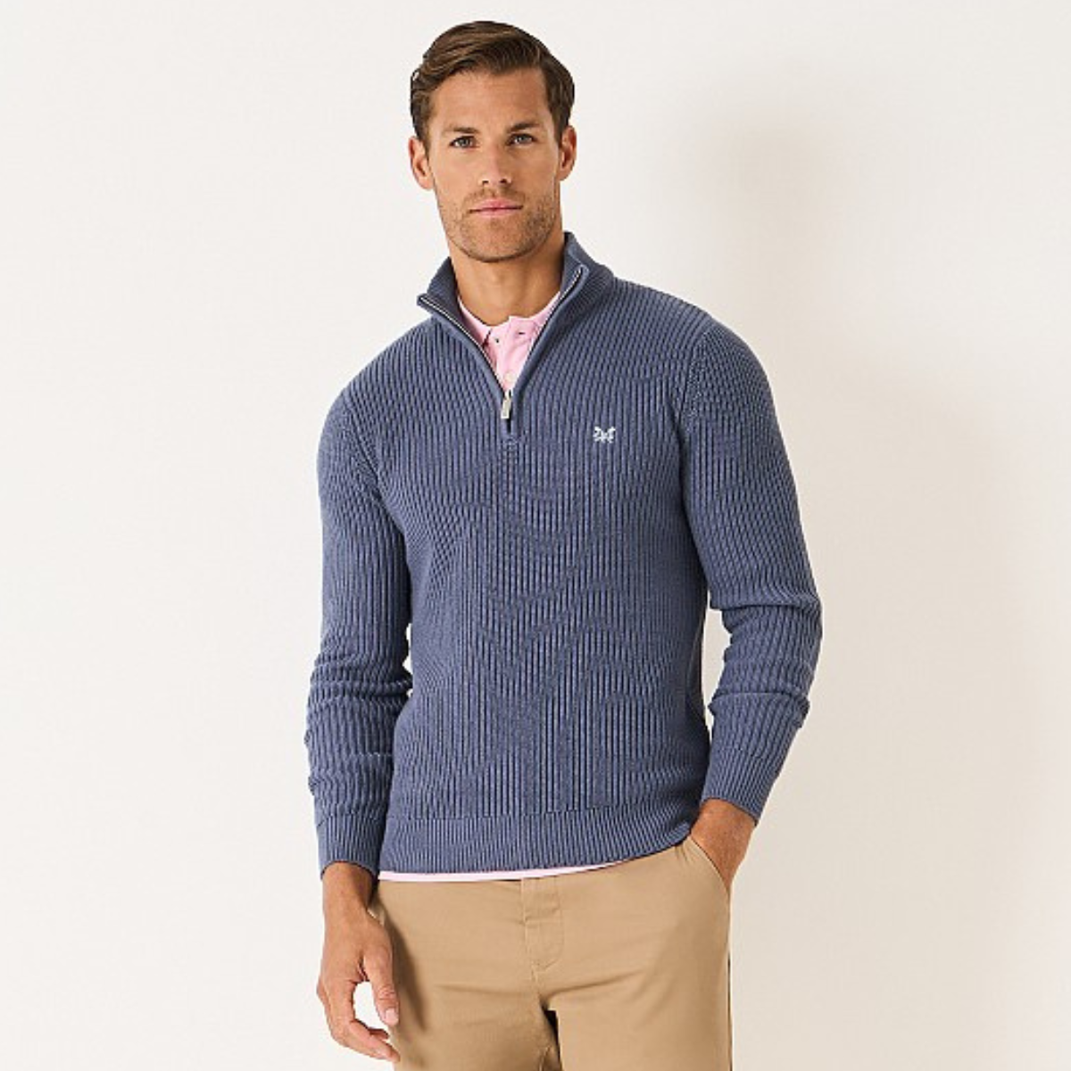 Mens Knit 1/4 Zip